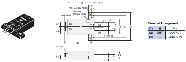 EE-SPZ-A Dimensions 3 