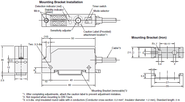 E2C / E2C-H Dimensions 17 