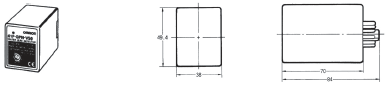 61F-WLA / -GPN-V50 Dimensions 2 