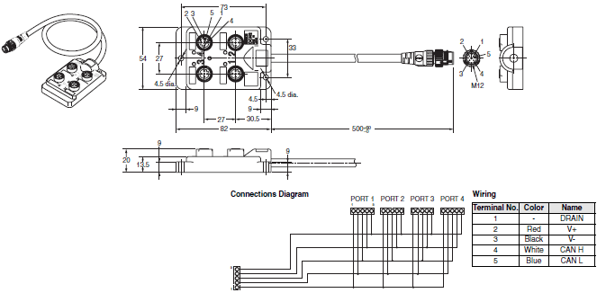 DCA2 / DCN3 / XS4 Dimensions 19 