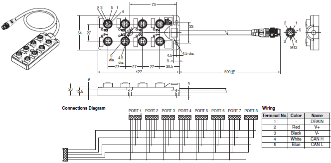 DCA2 / DCN3 / XS4 Dimensions 20 