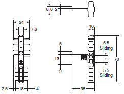 S8T-DCBU-01 Dimensions 2 