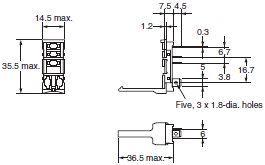 P2RF, P2R, P7TF, PYF, PY, PTF, PYD, PT, P7LF, P7S, P7SA, PF, P2CF, PFA, P3G / P3GA, PL Dimensions 14 