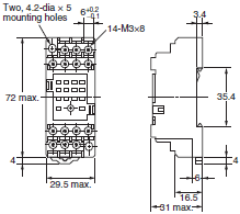 P2RF, P2R, P7TF, PYF, PY, PTF, PYD, PT, P7LF, P7S, P7SA, PF, P2CF, PFA, P3G / P3GA, PL Dimensions 27 