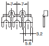 P2RF, P2R, P7TF, PYF, PY, PTF, PYD, PT, P7LF, P7S, P7SA, PF, P2CF, PFA, P3G / P3GA, PL Dimensions 34 