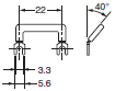 P2RF, P2R, P7TF, PYF, PY, PTF, PYD, PT, P7LF, P7S, P7SA, PF, P2CF, PFA, P3G / P3GA, PL Dimensions 36 