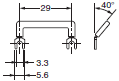 P2RF, P2R, P7TF, PYF, PY, PTF, PYD, PT, P7LF, P7S, P7SA, PF, P2CF, PFA, P3G / P3GA, PL Dimensions 38 