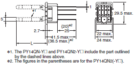 P2RF, P2R, P7TF, PYF, PY, PTF, PYD, PT, P7LF, P7S, P7SA, PF, P2CF, PFA, P3G / P3GA, PL Dimensions 50 