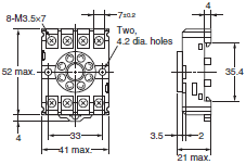 P2RF, P2R, P7TF, PYF, PY, PTF, PYD, PT, P7LF, P7S, P7SA, PF, P2CF, PFA, P3G / P3GA, PL Dimensions 82 