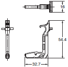 P2RF, P2R, P7TF, PYF, PY, PTF, PYD, PT, P7LF, P7S, P7SA, PF, P2CF, PFA, P3G / P3GA, PL Dimensions 104 