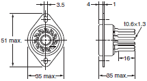 P2RF, P2R, P7TF, PYF, PY, PTF, PYD, PT, P7LF, P7S, P7SA, PF, P2CF, PFA, P3G / P3GA, PL Dimensions 112 