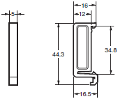 P2RF, P2R, P7TF, PYF, PY, PTF, PYD, PT, P7LF, P7S, P7SA, PF, P2CF, PFA, P3G / P3GA, PL Dimensions 124 