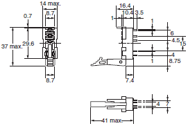 P2RF, P2R, P7TF, PYF, PY, PTF, PYD, PT, P7LF, P7S, P7SA, PF, P2CF, PFA, P3G / P3GA, PL Dimensions 12 