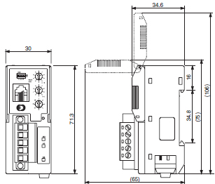 E3X-DRT21-S VER.3 Dimensions 3 E3X-DRT21-S_Dim