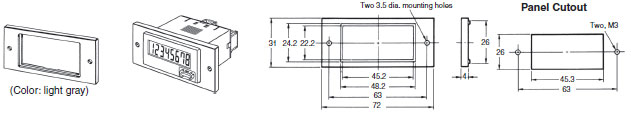 H7E[]-N Dimensions 19 