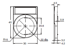 A30NS / A30NW Dimensions 30 