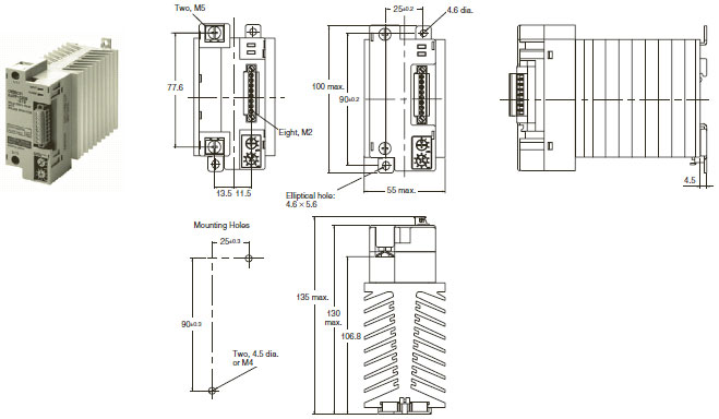 G3PF Dimensions 12 G3PF-[]35B-STB_Dim