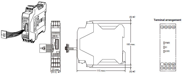 G9SX-LM Dimensions 2 